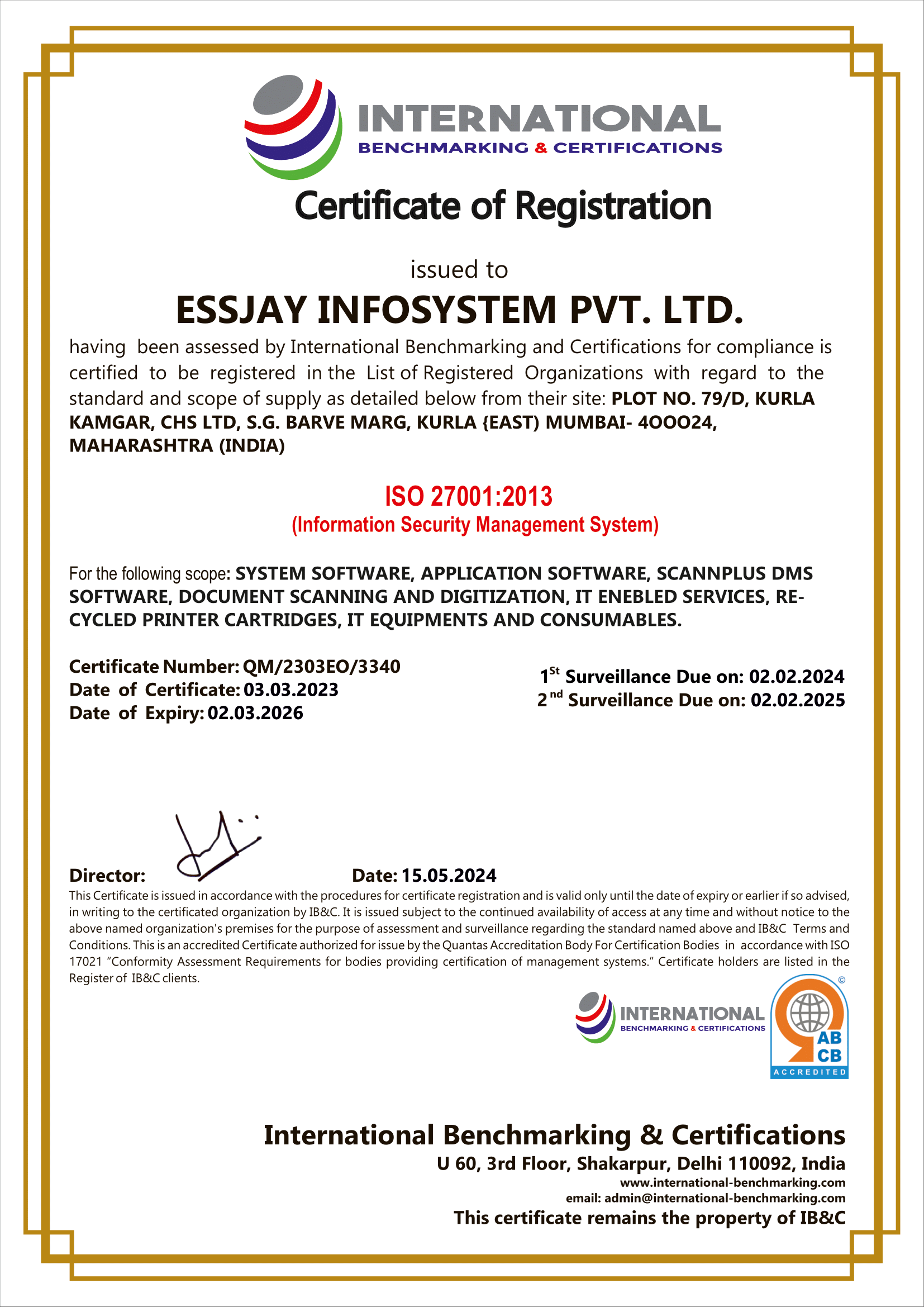 ISO 27001:2013